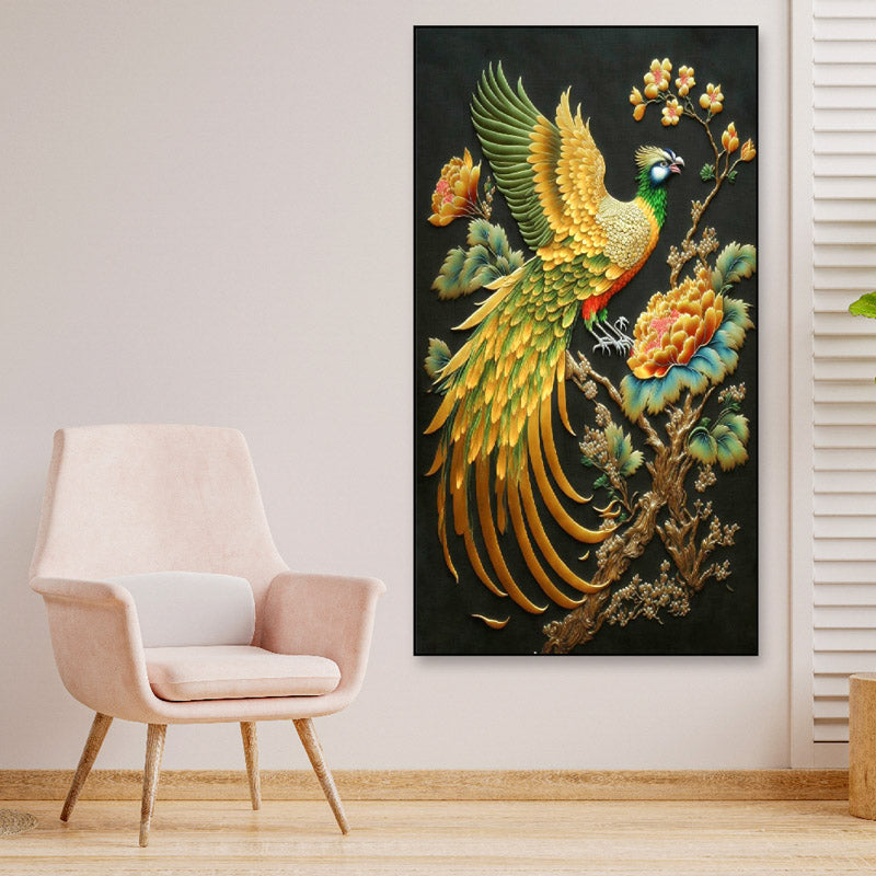 Wonder Pheonix Wall Painting
