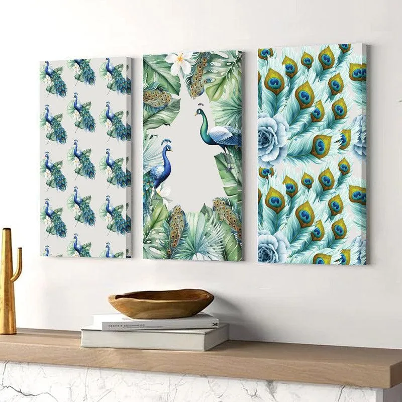 Mayoor Maitheya Wall Art - Set Of Three media 1