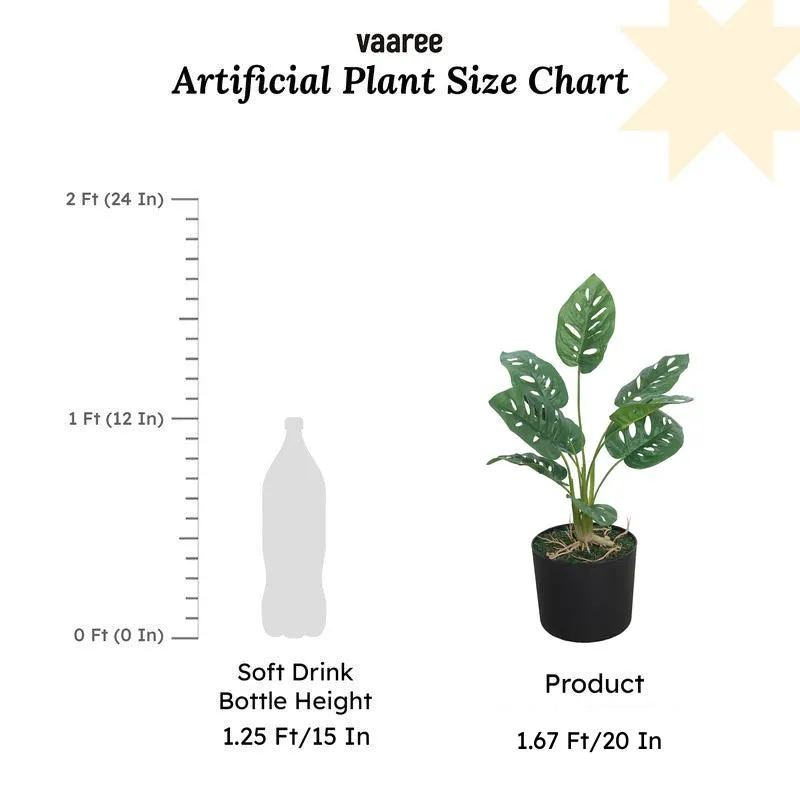 Vivid Verdancy Artificial Plant With Black Plastic Pot media 8