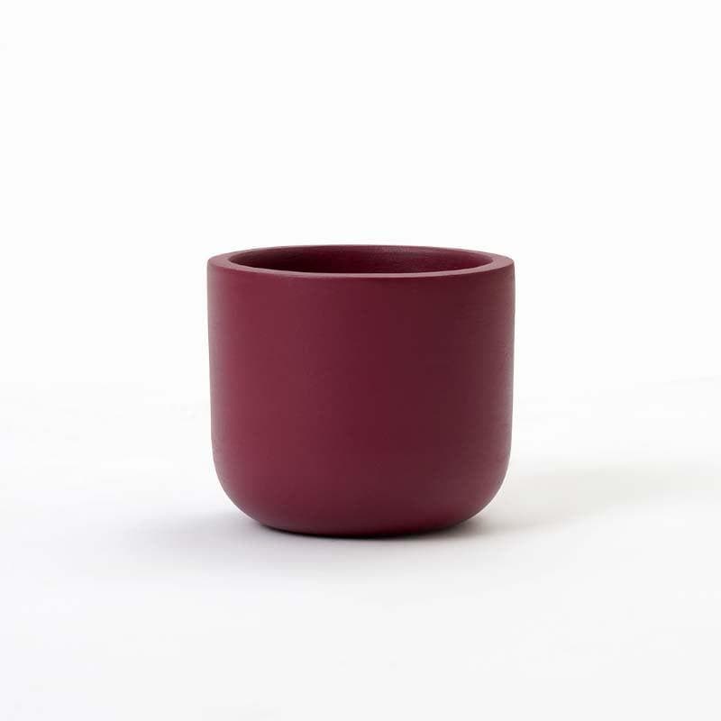 Elegant Terracotta Purple Planter Pot media 8