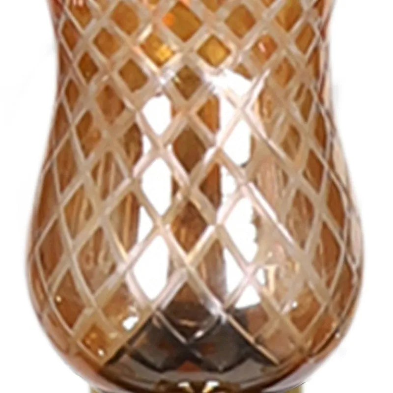 Honey Glow Gold Tulip Glass Wall Lamp media 9