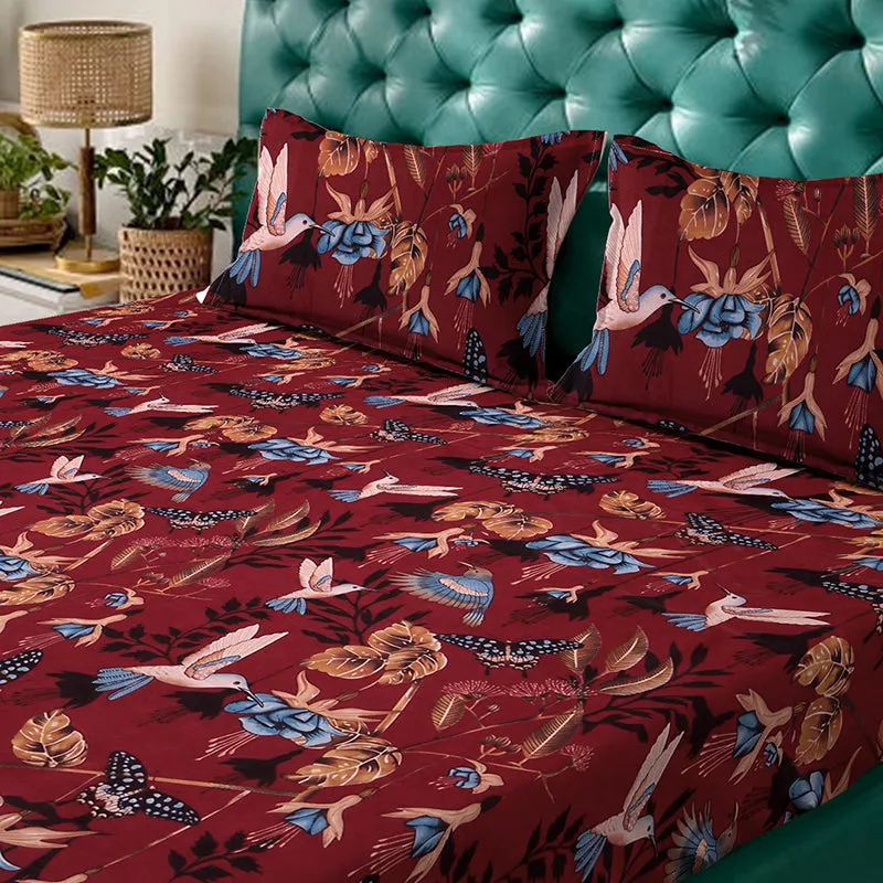 Alma Fitted Bedsheet - 180 GSM media 5