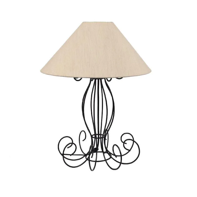 Marama Kaito Fabric Table Lamp - White,Black media 4