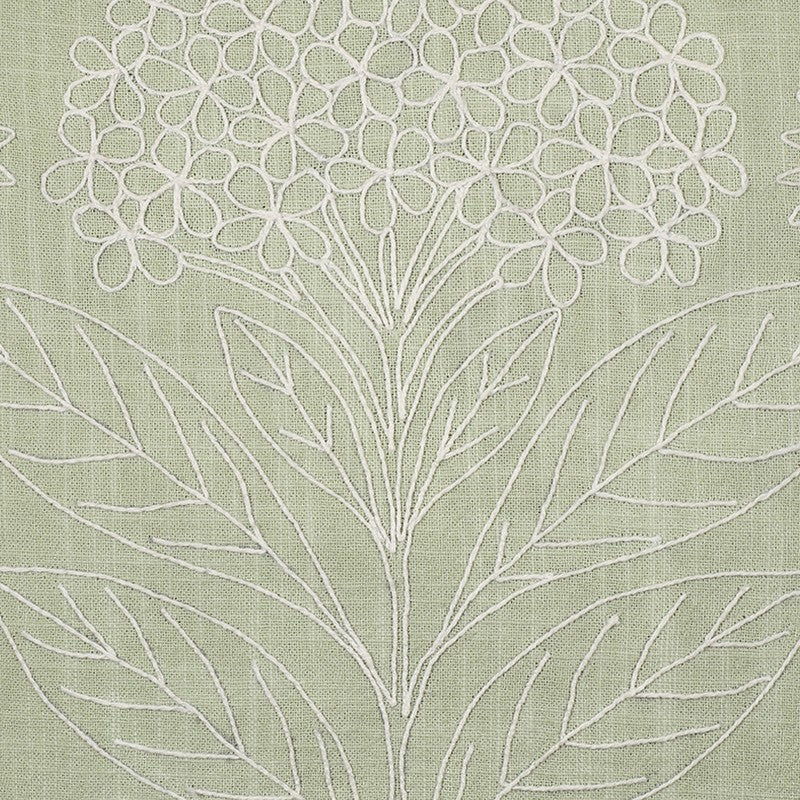Floral Elegance Cotton Cushion Cover (Green) - Set of Two media 6