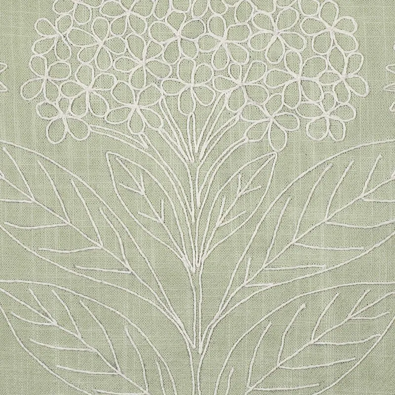 Floral Elegance Cotton Cushion Cover (Green) - Set of Two media 6