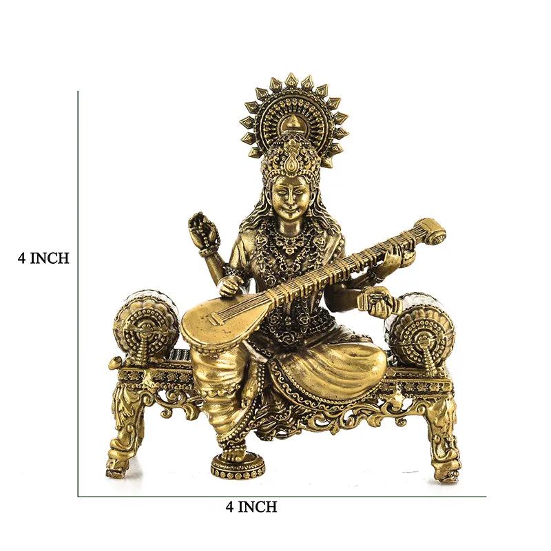 Veena Vahini Saraswati Brass Idol media 7