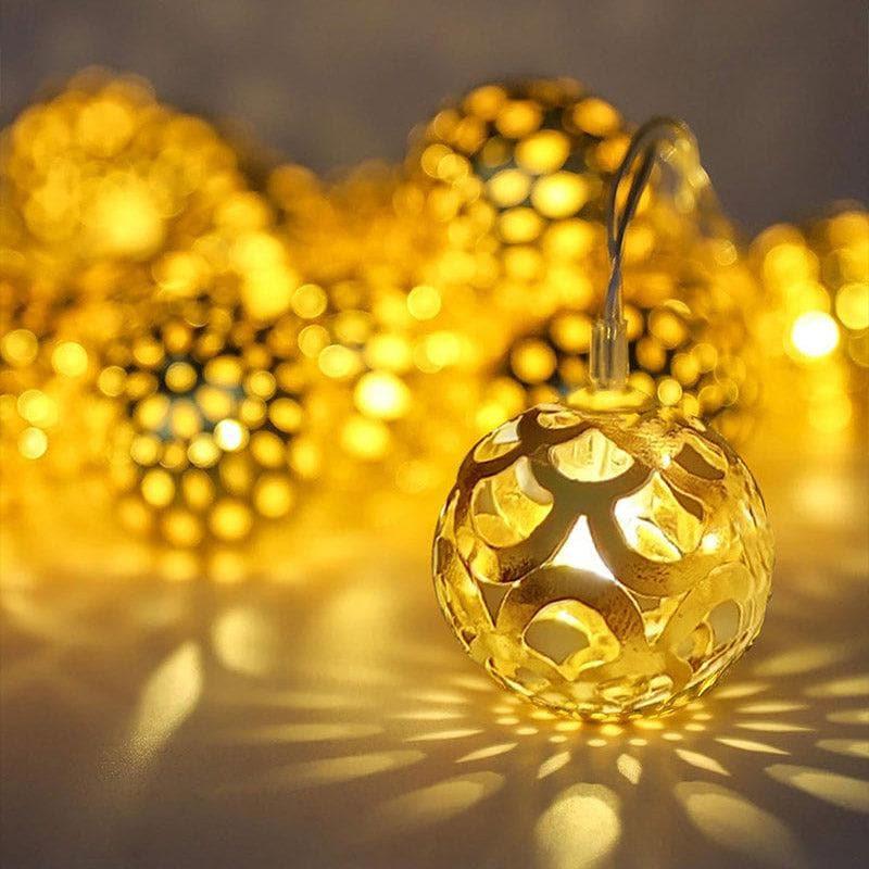Globe Glow Metal String Light media 4