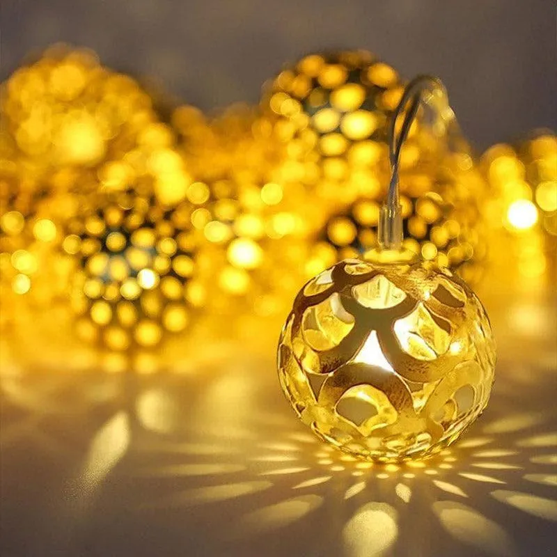 Globe Glow Metal String Light media 4