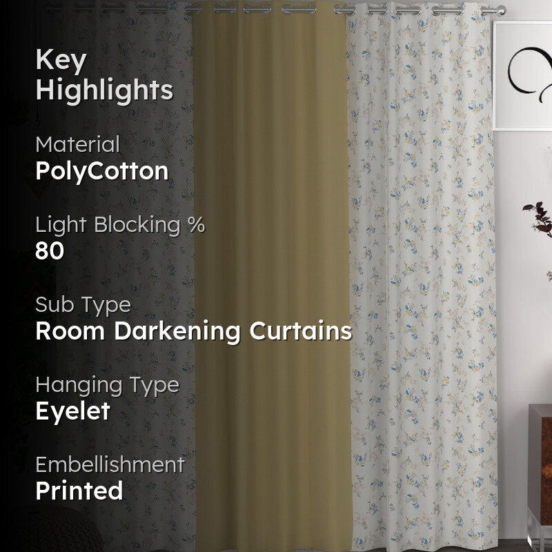 Blossom Dream Glow Curtains - Set of Three media 2
