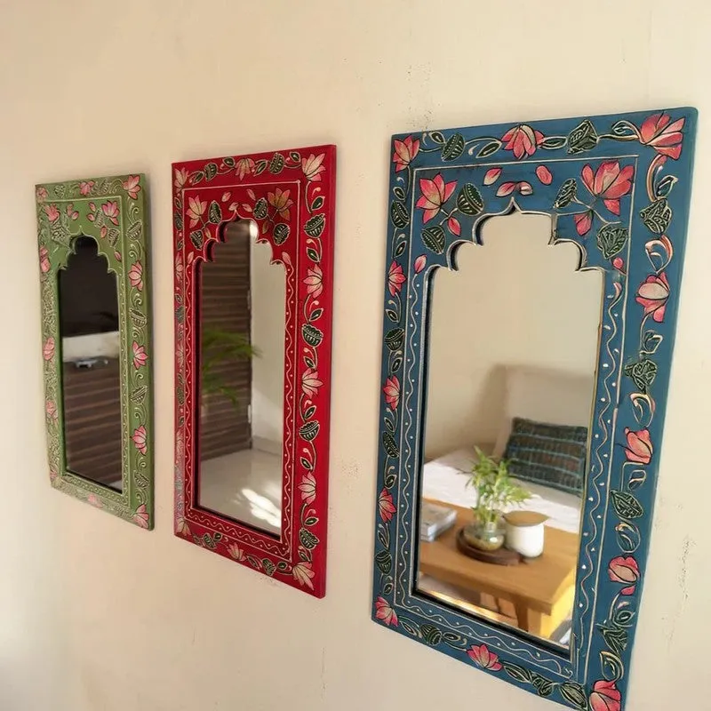 Aranya Bloom Wall Mirror - Set Of Three media 4