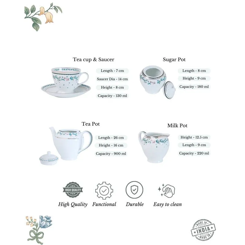 BrewAura Tea Set & Tea Pot - Fifteen Piece Set media 12