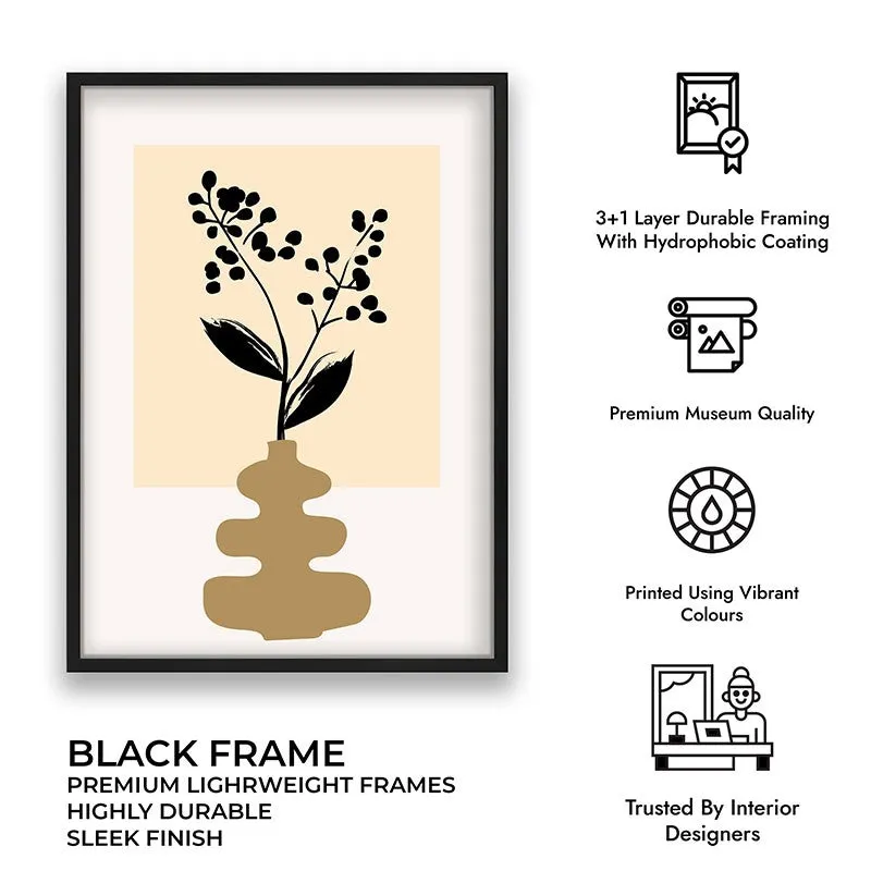 Harmona Canvas Wall Painting With Black Frame media 9