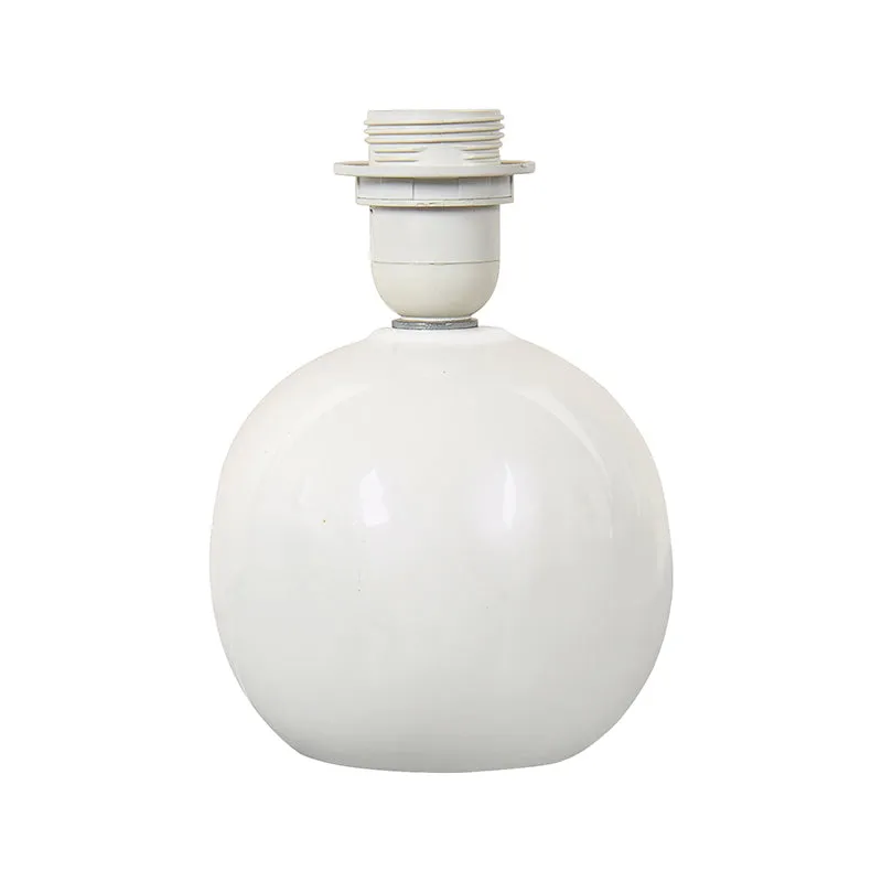 Ibex Pleated Fabric Table Lamp - White media 5