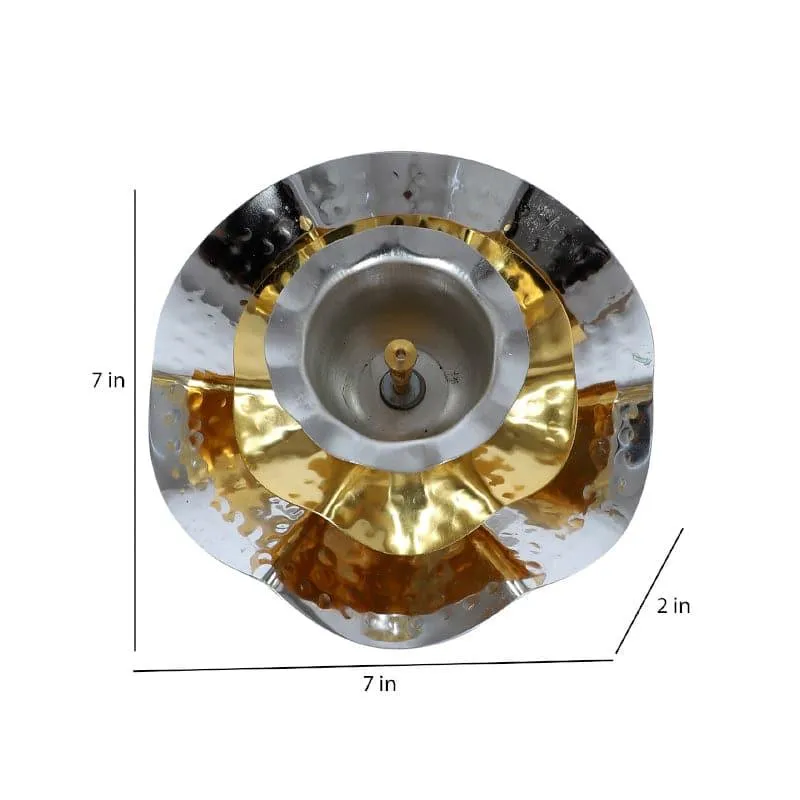 Brass Phool Diya media 6