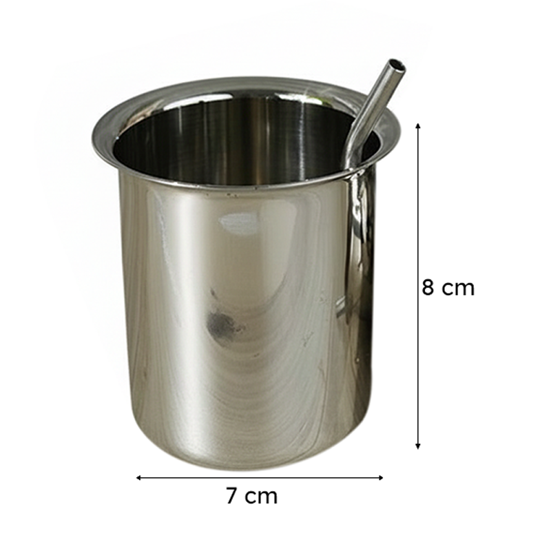 Altomer Stainless Steel Tumbler With Straw (225 ML) - Set Of Two media 5