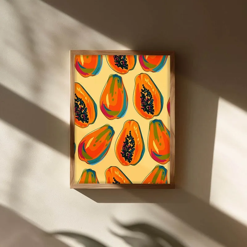 PapayaFarm Archival Canvas Wall Art - Brown media 3