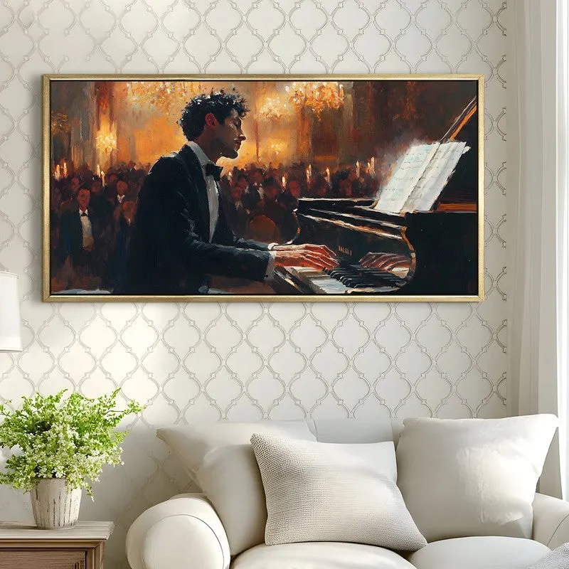Soundscape Canvas Wall Painting With Frame media 4