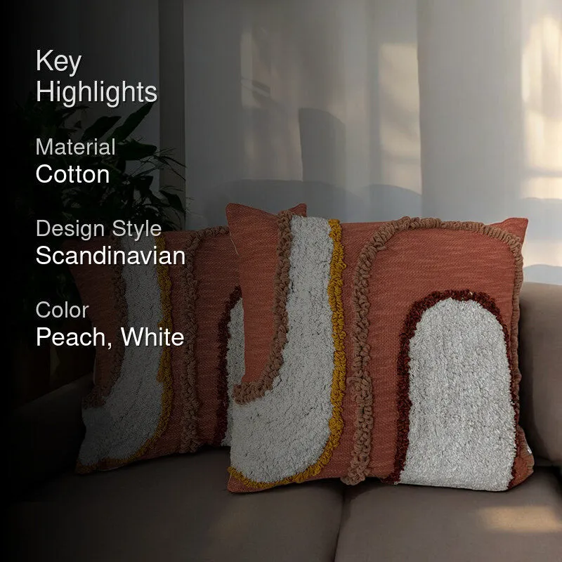 Velv Nest Tufted Cushion Cover Set - Set Of Two media 2