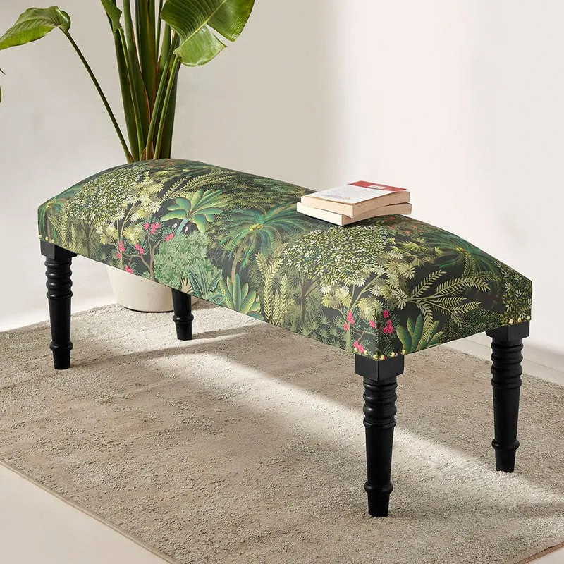 India Circus Sheesham Wood Garden of Grace Wooden Bench media 1