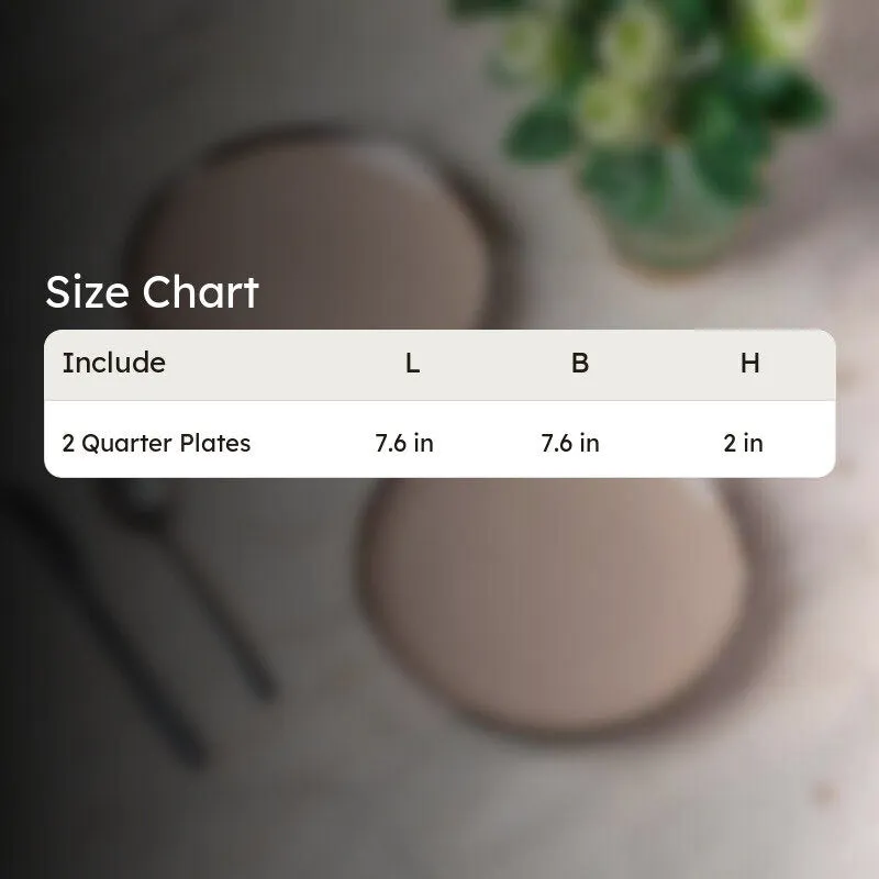 Blush Rim Quarter Plate - Set Of Two media 7
