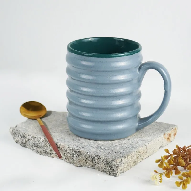 Calm Ceramic Coffee Mug (260 mL Each) - Set Of Two media 5