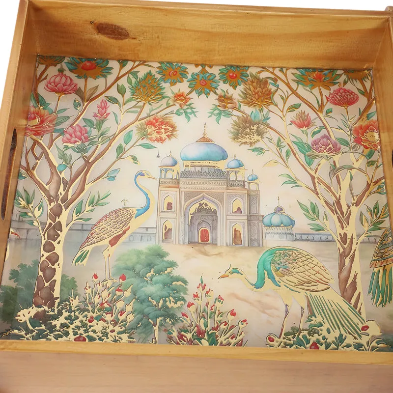 Royal Eden Square Wooden Serving Tray media 5