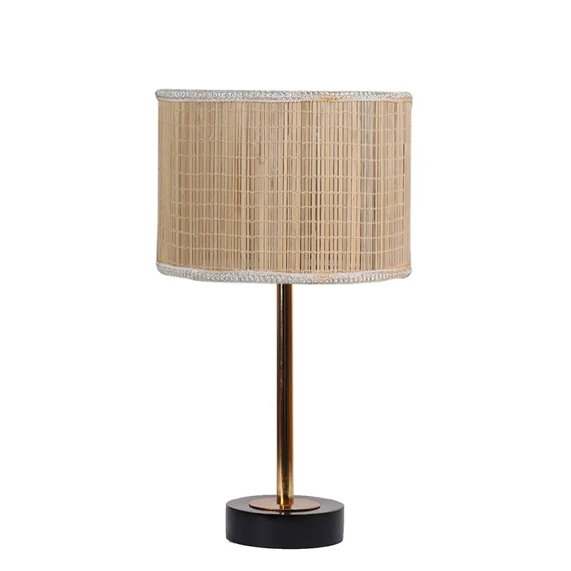 Bambou Rodin Wooden Table Lamp - Beige,Gold,Black media 4