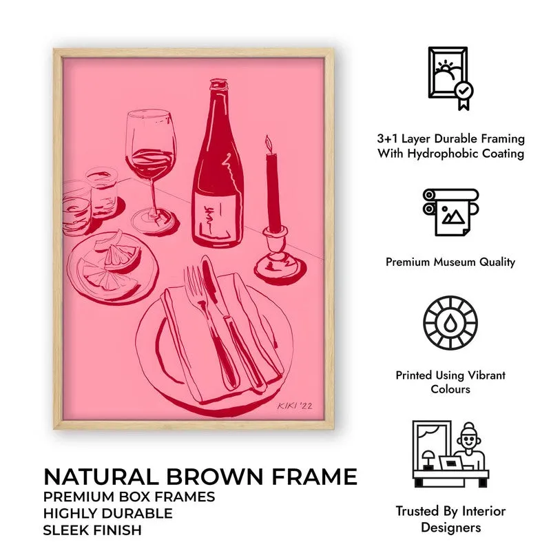 Bar Cart Bliss Archival Canvas Wall Art - Brown media 11