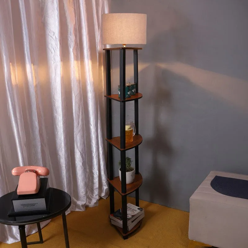 Cylindra Shimmer Floor Lamp (Grey) media 4