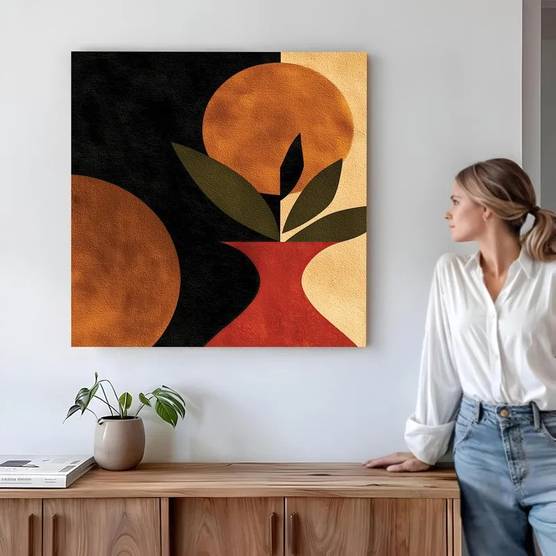 Earthn Leaf Canvas Wall Art media 8