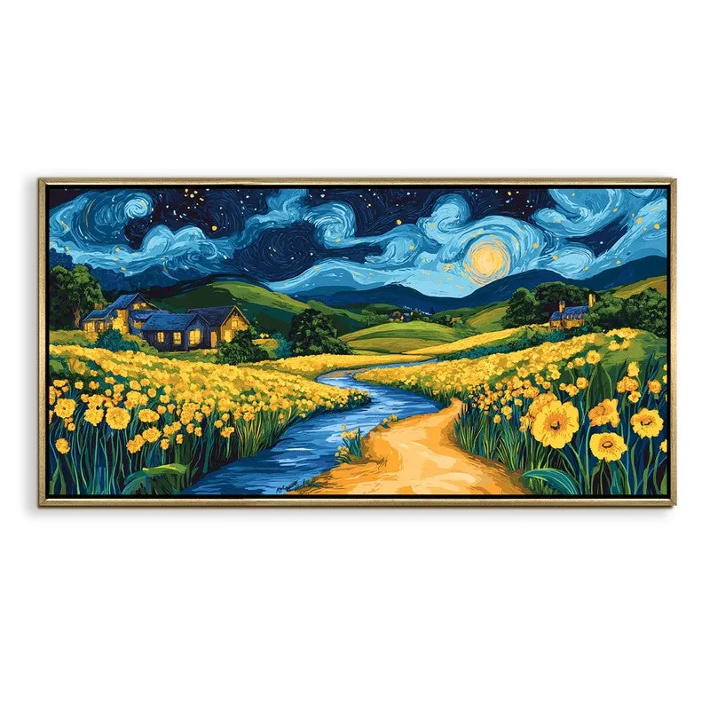 Infinity Canvas Wall Painting With Frame media 3