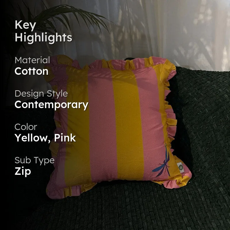 Stripe IV Cotton Cushion Cover media 2