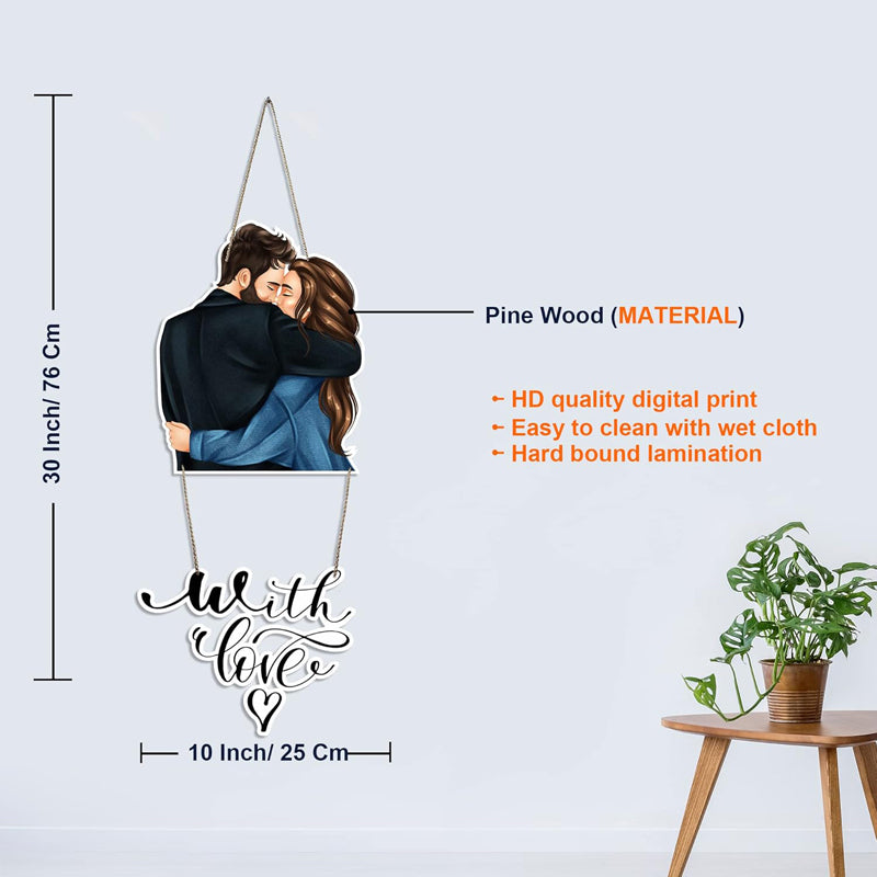 Couple With Love II Polyester & MDF Wall Hanging media 7