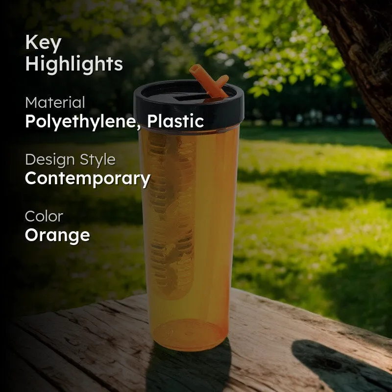AquaFlow Sipper Water Bottle - 700 mL media 2