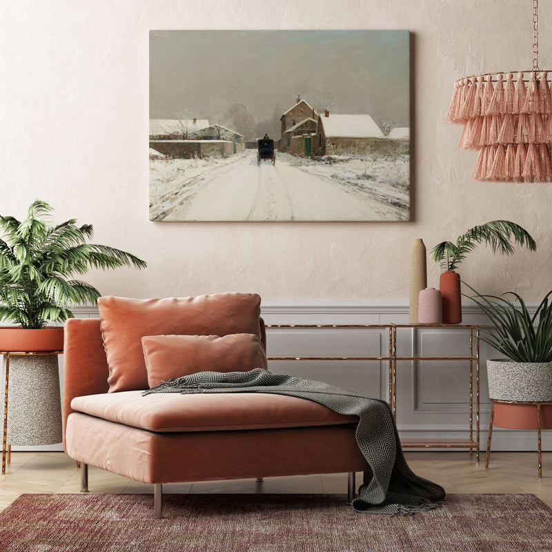 Winter Village Wood Wall Art