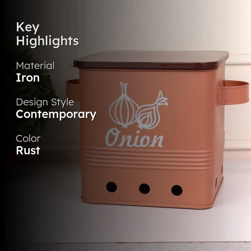 Ferrous Fun Rectangle Onion Iron Box - 10 L media 2