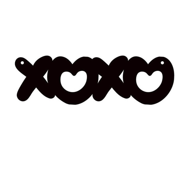XOXO Typography Mild Steel Wall Accent media 3
