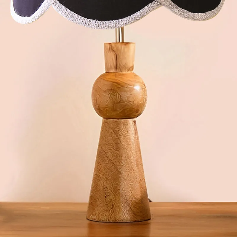 Angler Terra Wooden Table Lamp - White media 3