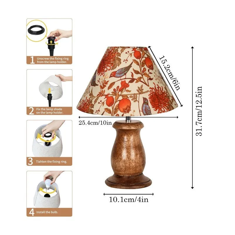 LignaLight Accent Wooden Table Lamp - Multicolor media 7