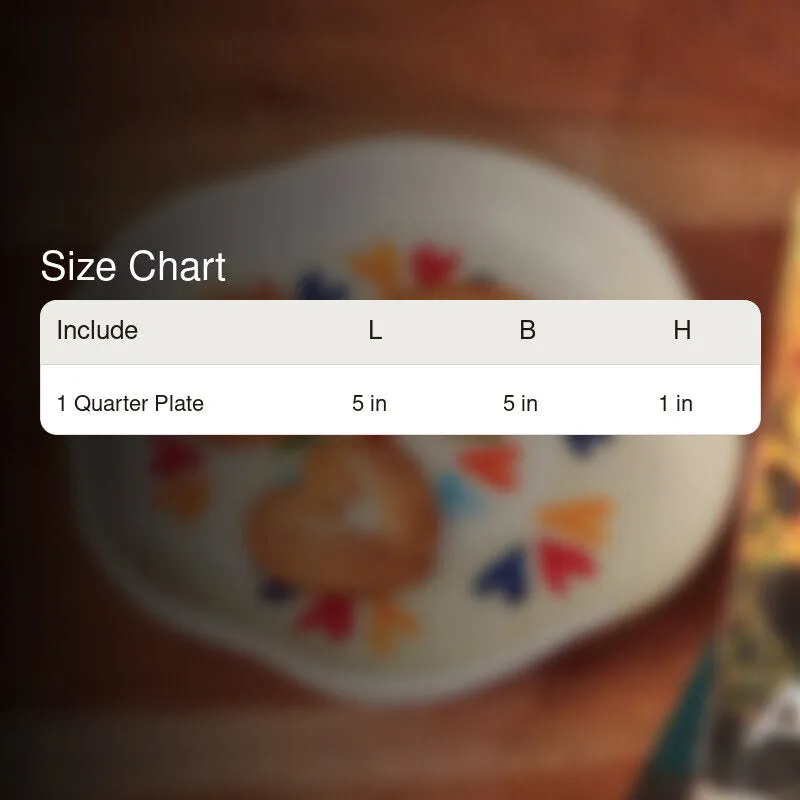 Letizia Ceramic Quarter Plate media 6