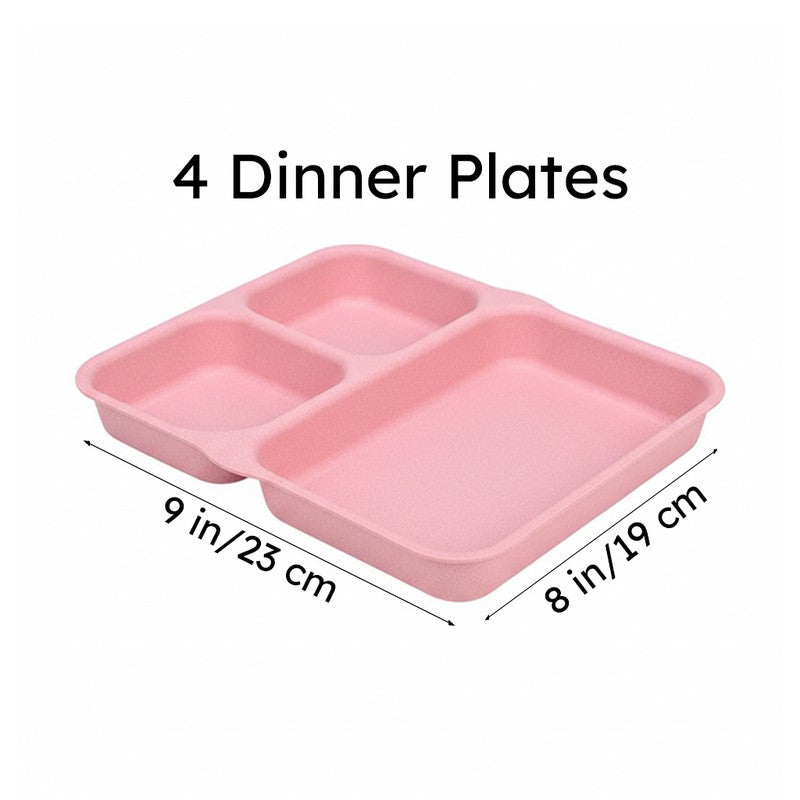 Leaflet Sectioned Dinner Plate - Set Of Four media 9