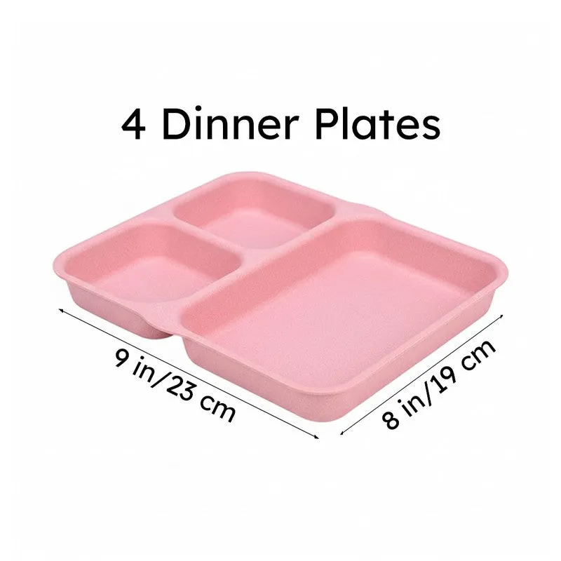 Leaflet Sectioned Dinner Plate - Set Of Four media 9