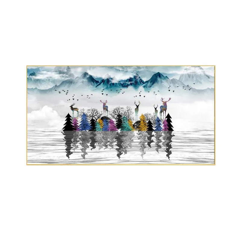 Deer Island Canvas Wall Painting media 3