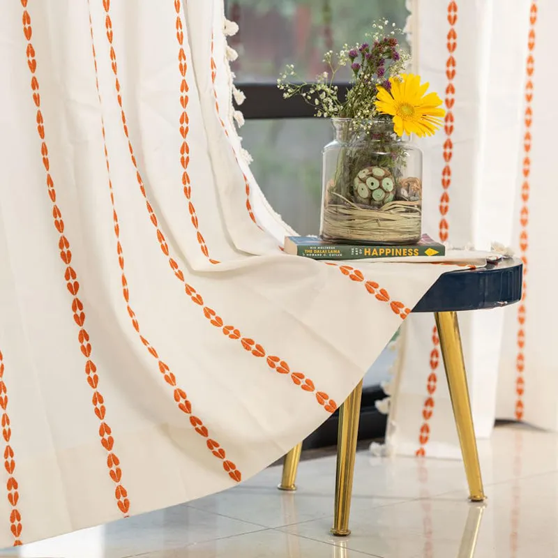 Urban Space Katarina Curtain - Orange media 1