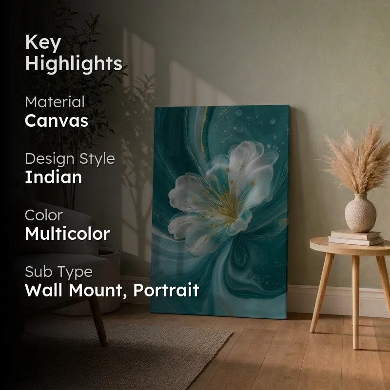 Bloom Haven Floral Canvas Wall Art media 2