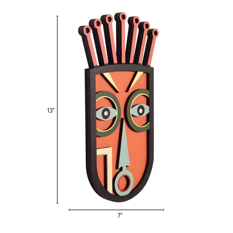 Indyo Mask Wooden Wall Accent media 6