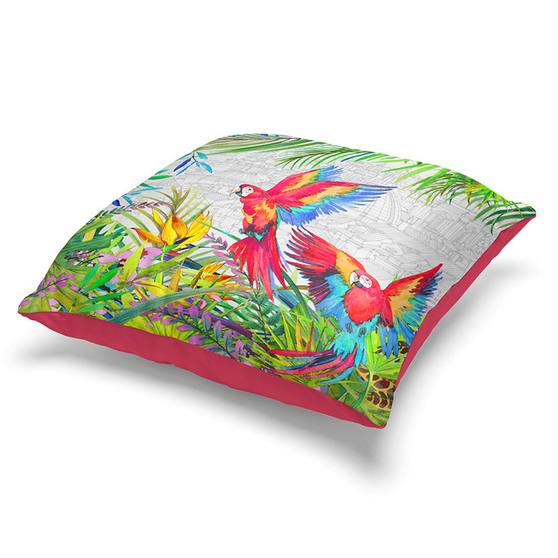 Colours Of Tropics Printed Cushion Cover Set - Set Of Two media 5