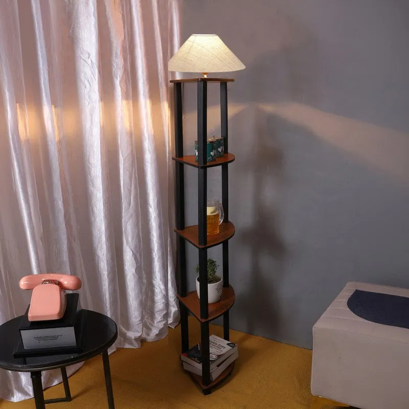 TriSilk Shelf Floral Lamp (White) media 4