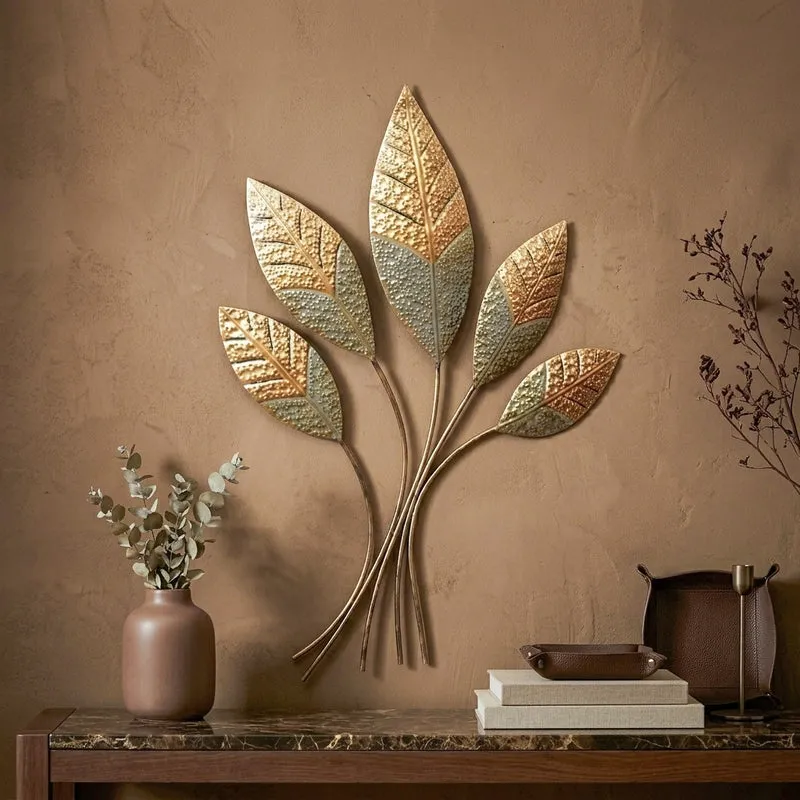Florus Leaf Metal Wall Accent media 3