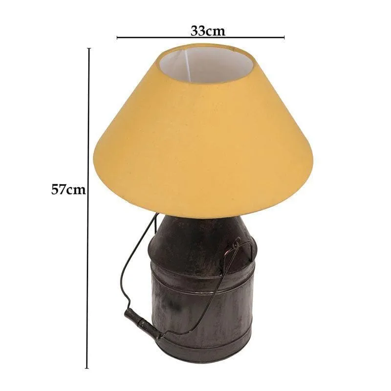 Milkman Fabric Table Lamp - Gold,Black media 6